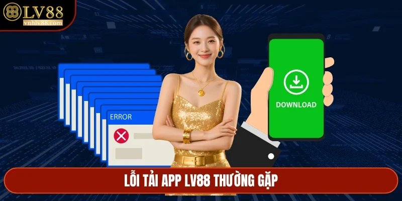 Lỗi tải app LV88 thường gặp